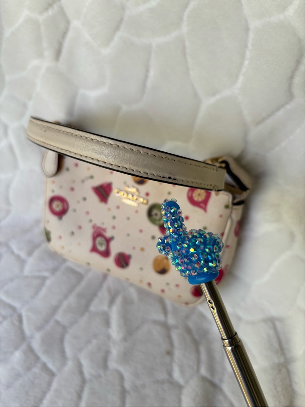 Coach Ornament Print Mini Bag - Picture 8 of 11